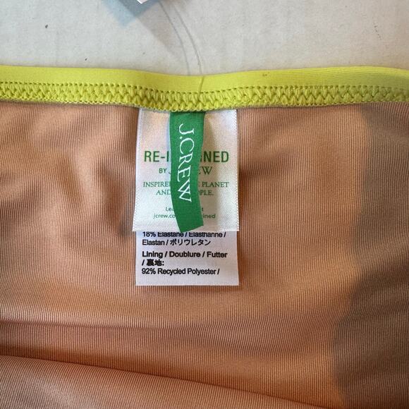 NEW J.Crew High Rise Yellow Bikini Bottoms Sz Small - Picture 5 of 7